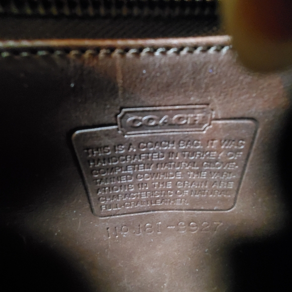 Vintage Coach Willis Station Crossbody Shoulder Bag Brown Leather - Picture 15 of 16